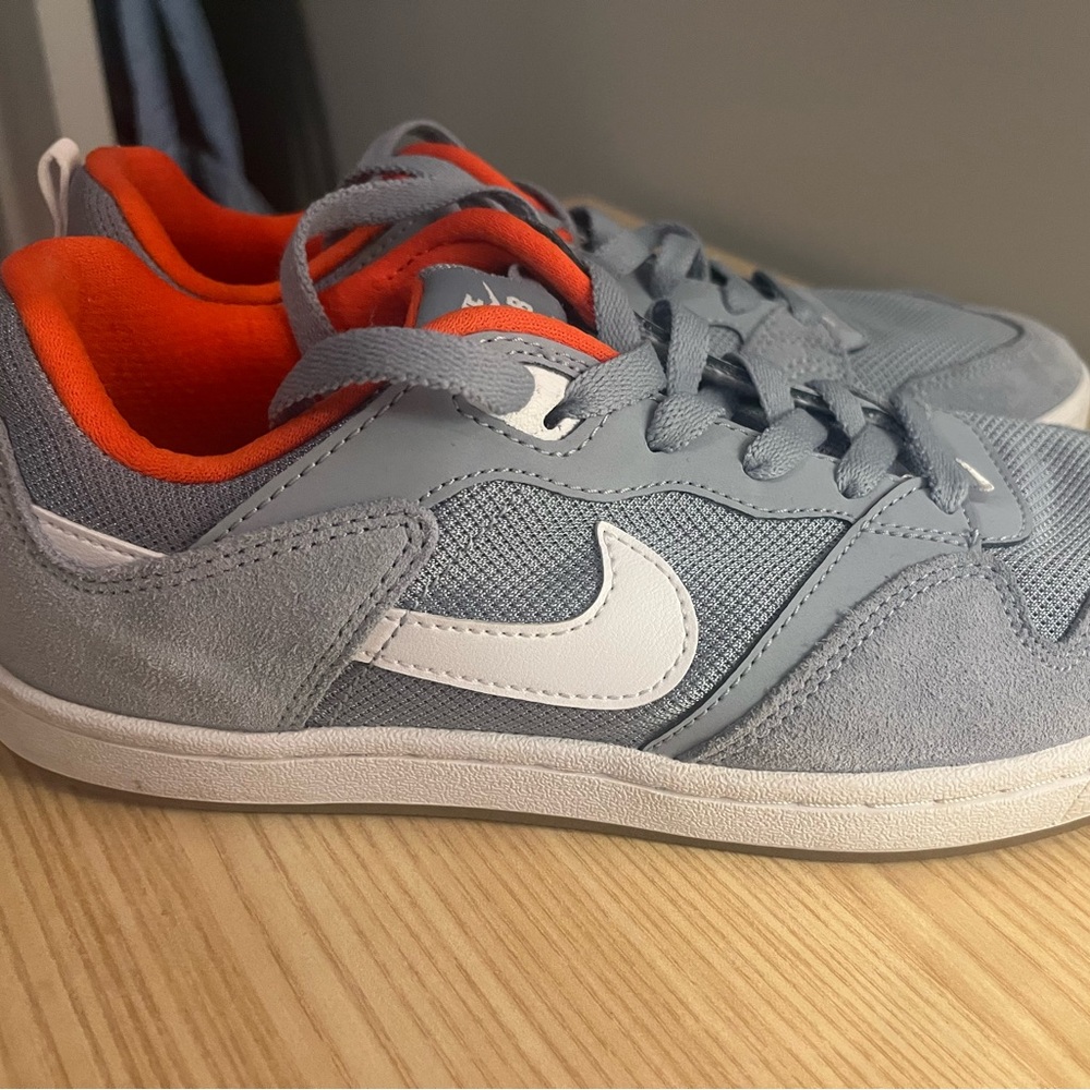 Men’s Nike Gray and Orange Sneakers